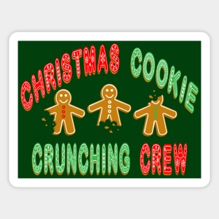 Christmas Cookie Crunching Crew Magnet